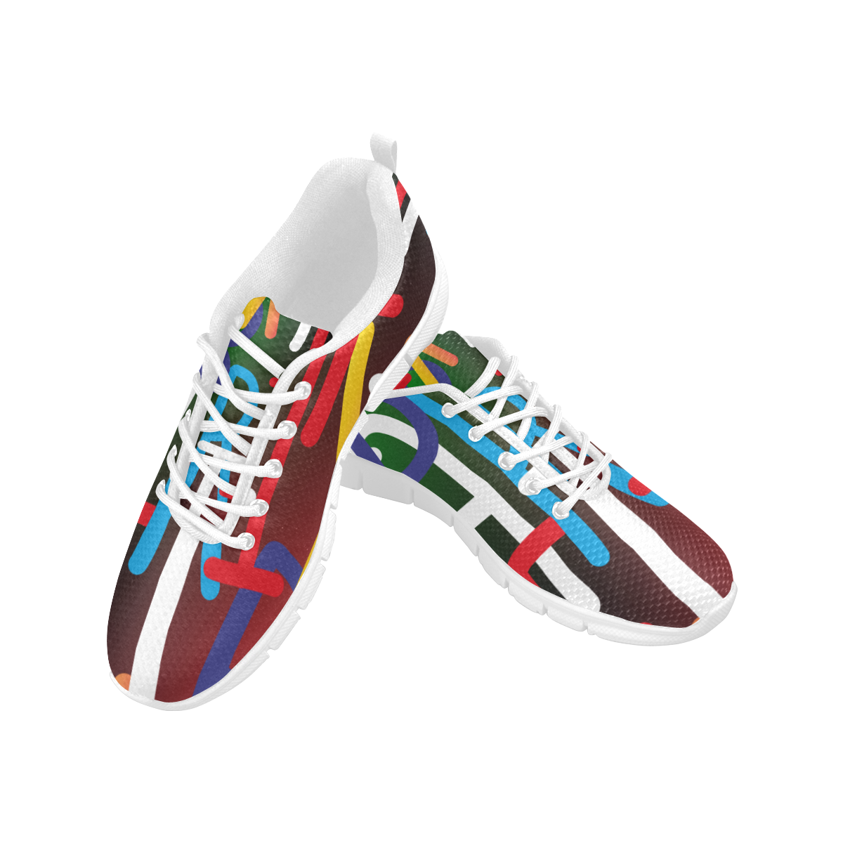 AfriBix Collage Women's Trainers - white
