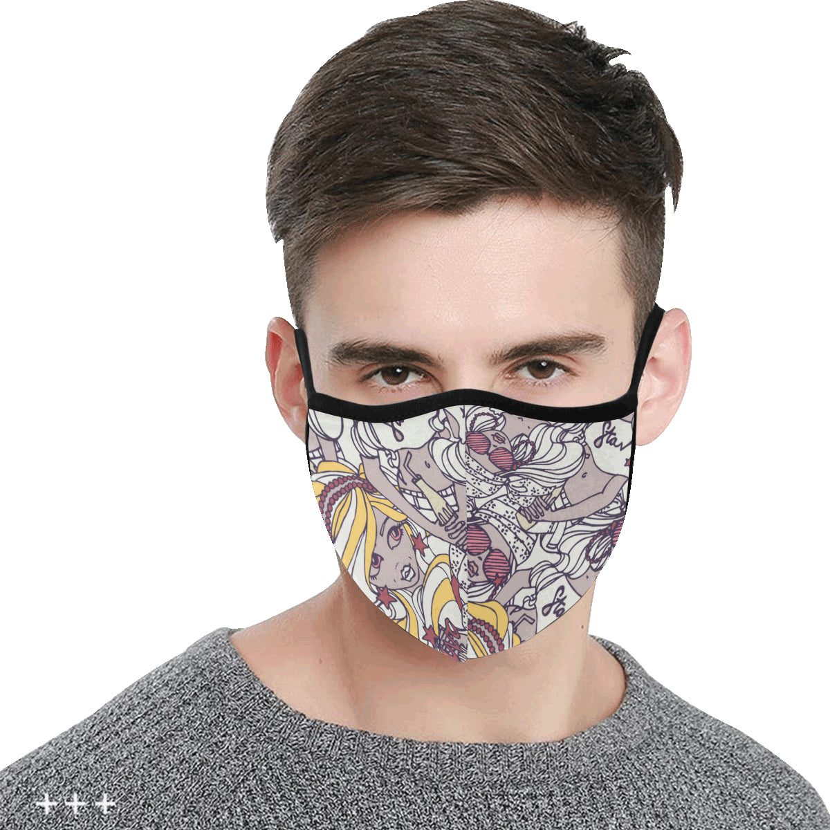 Amazonians Cotton Fabric Face Mask with filter slot (30 Filters Included) - Non-medical use