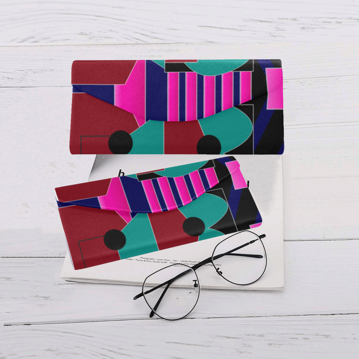 AfriBix Gallery Print Foldable Glasses Case