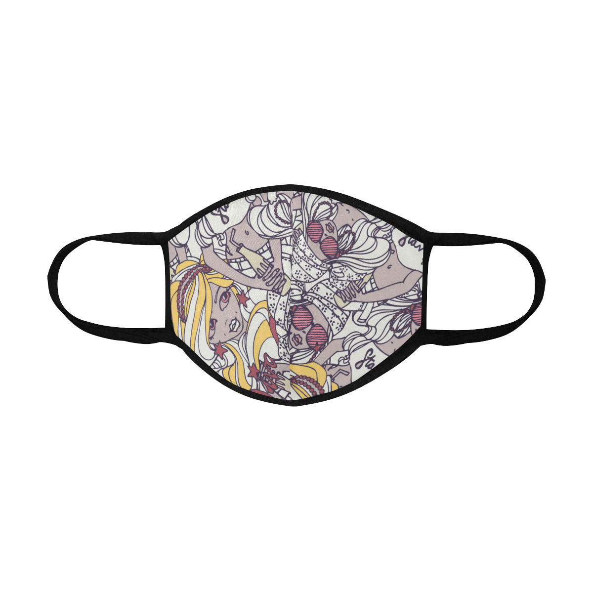 Amazonians Cotton Fabric Face Mask with filter slot (30 Filters Included) - Non-medical use