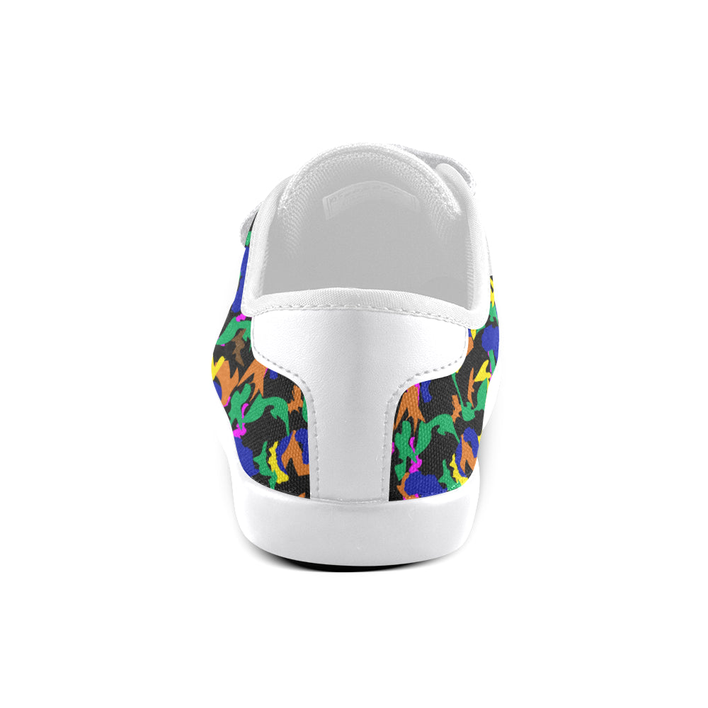 AfriBix Kids Camo Velcro Canvas