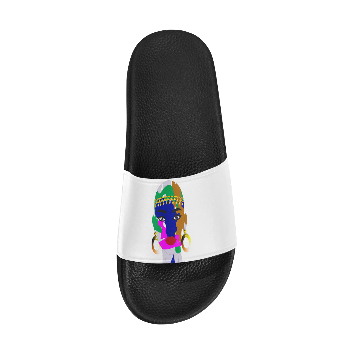 AfriBix Warrior Camo Print Unisex Slides