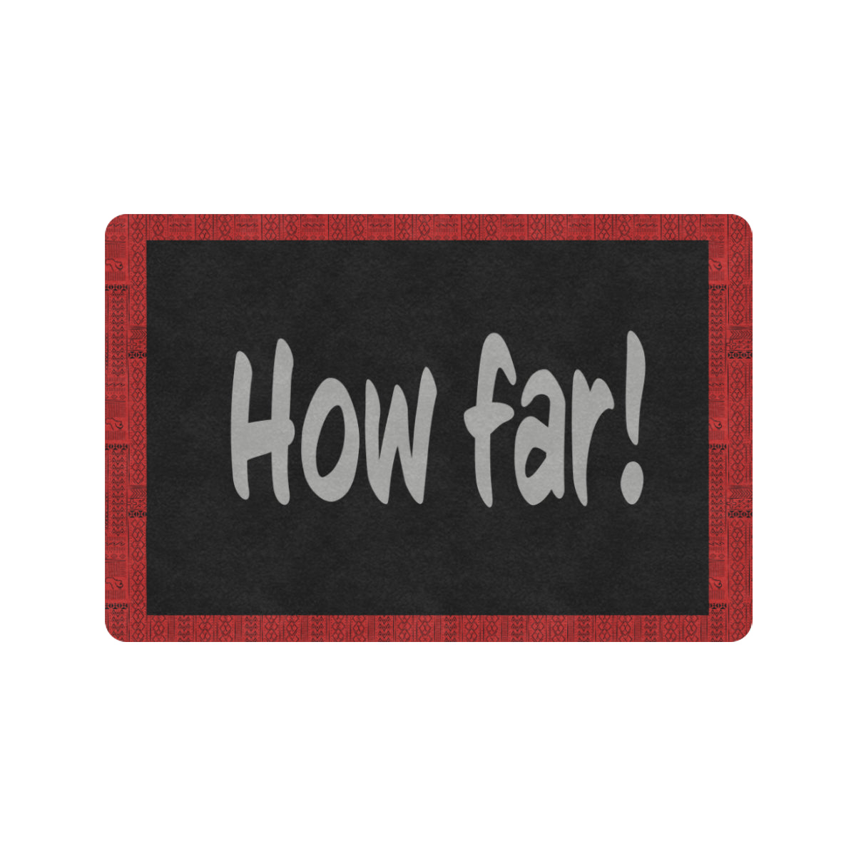 How Far Tribal Print Doormat