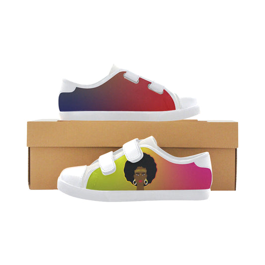 AfriBix Warrior Sun Galaxy Kids Velcro Canvas