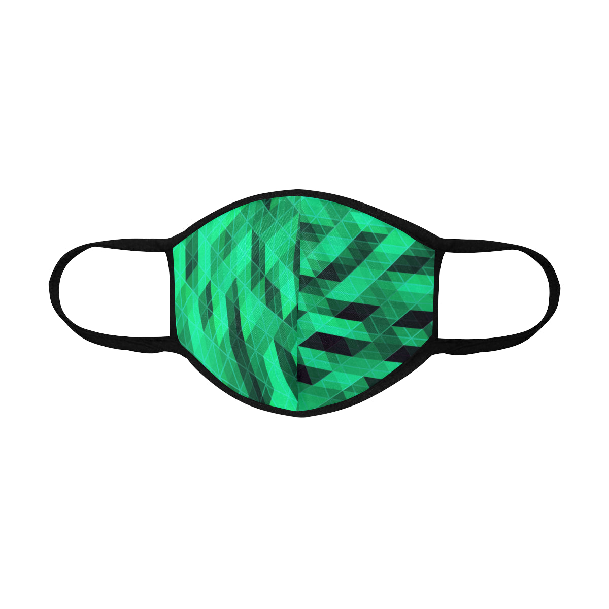 Leaf Graphic Cotton Fabric Face Mask with filter slot (30 Filters Included) - Non-medical use