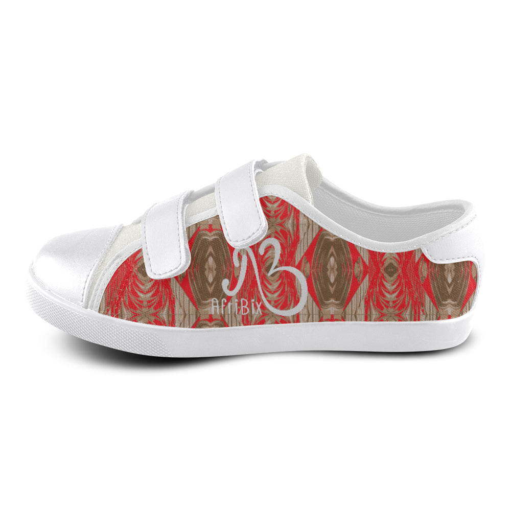 AfriBix Kids Cathedral Print Velcro Canvas
