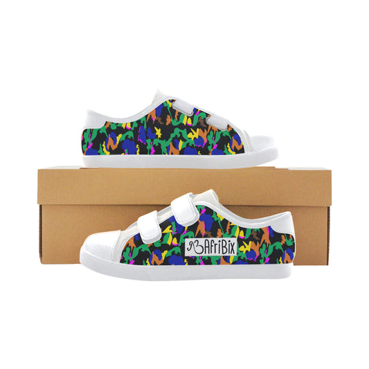 AfriBix Kids Camo Velcro Canvas