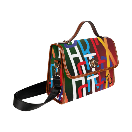 AfriBix Collage Satchel