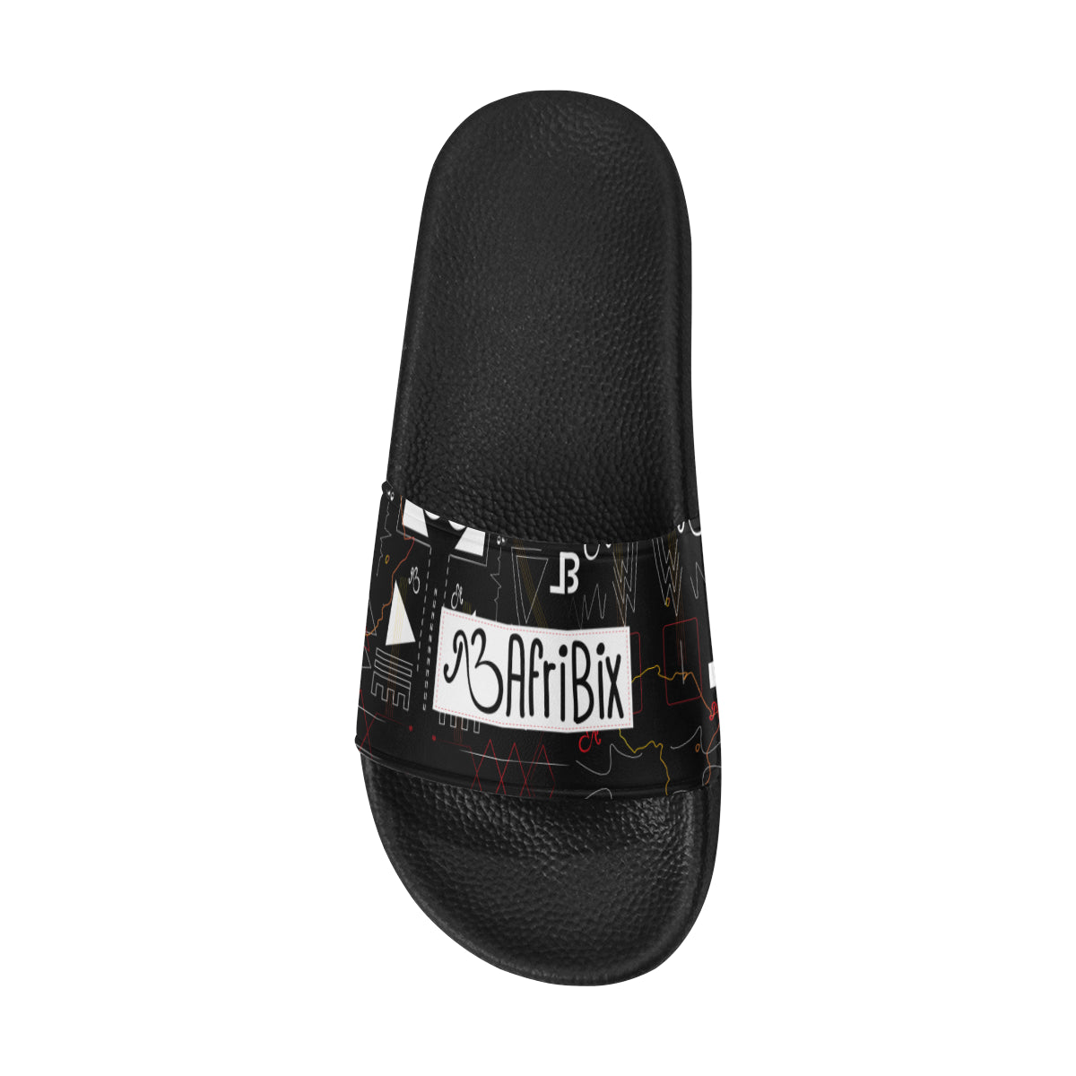 Linear Print Unisex Slides