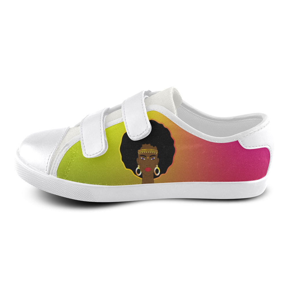AfriBix Warrior Sun Galaxy Kids Velcro Canvas