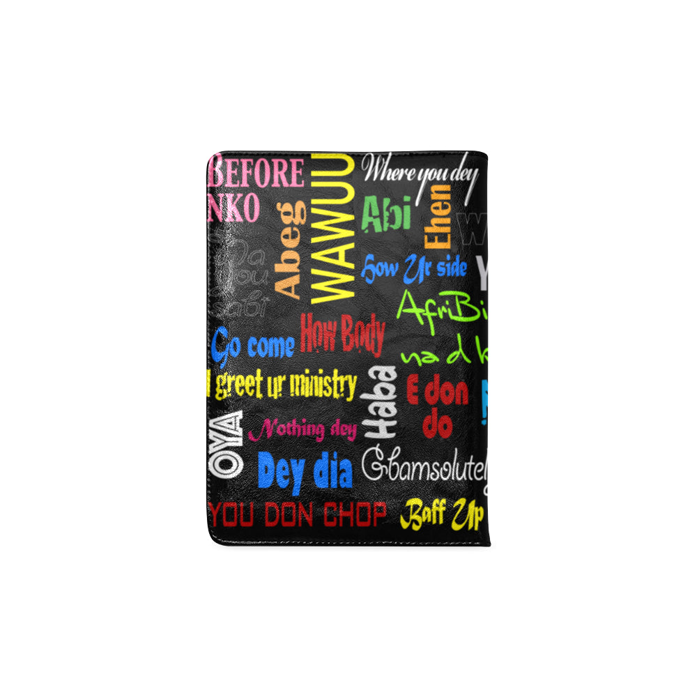 AfriBix Pidgin Print A5 Leatherette Notebook