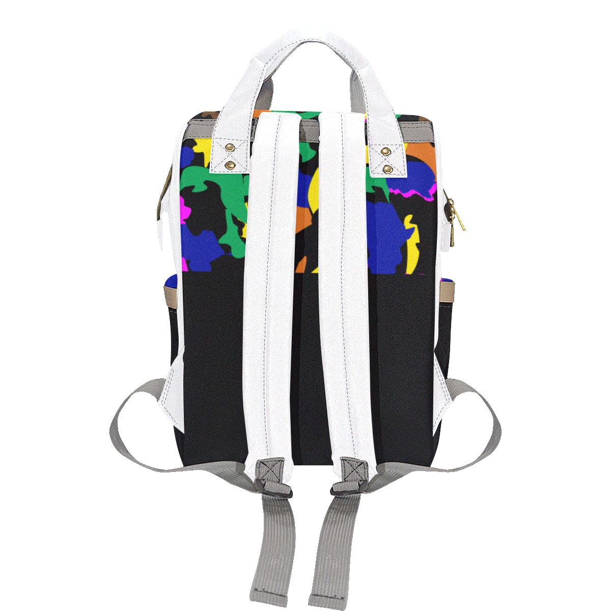 AfriBix Camo Print Multi-Function Backpack