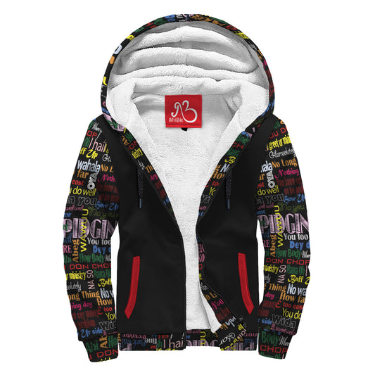AfriBix Pidgin Sherpa Hoodie