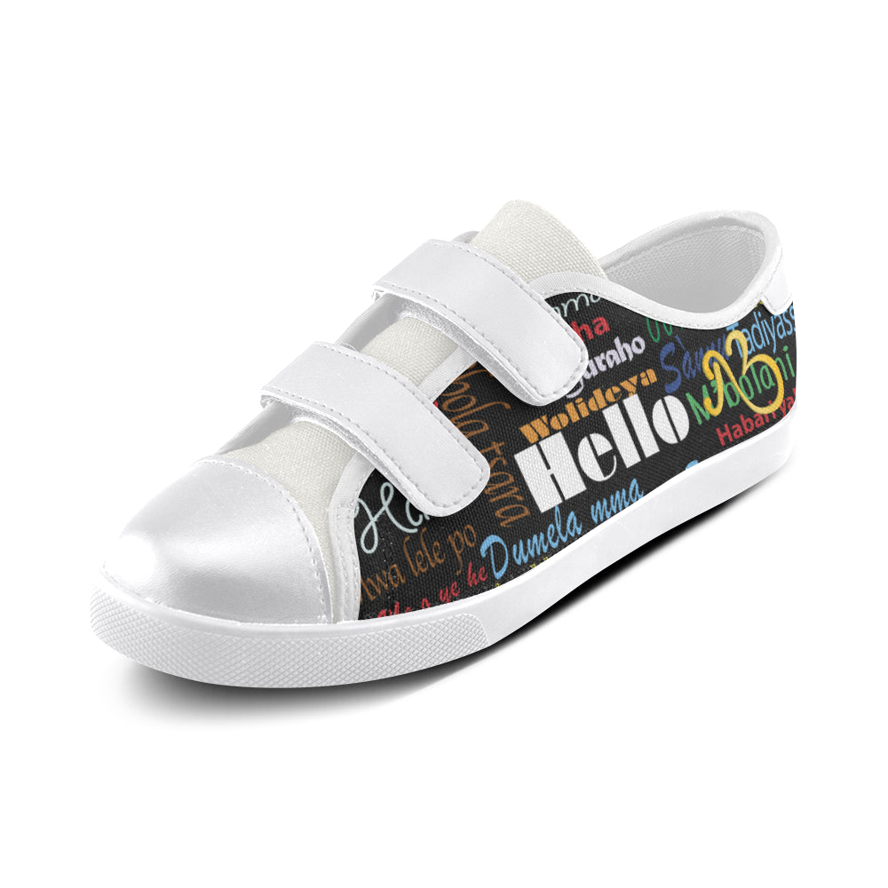 AfriBix Kids Hello Velcro Canvas