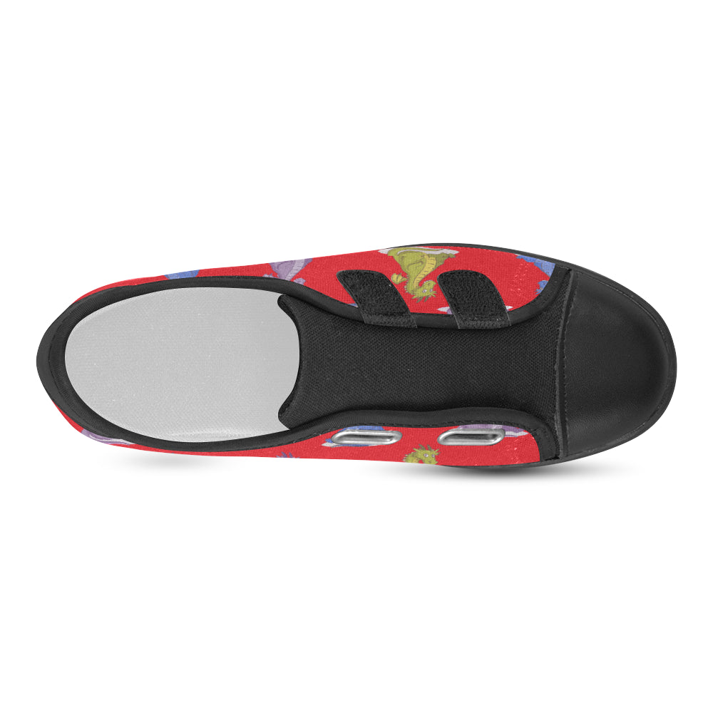 Happy Dragon Sneakers Velcro Canvas Kid's Shoes