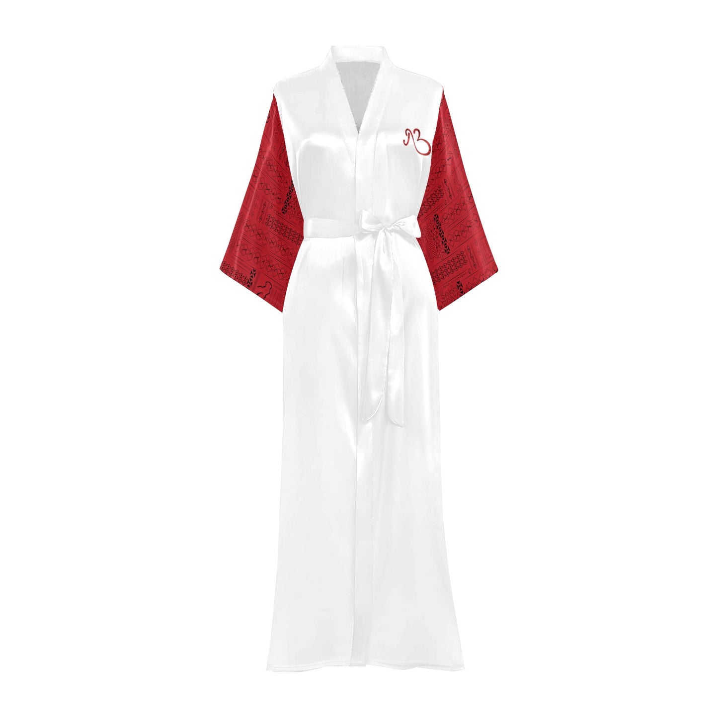 AfriBix Warrior Queen Long Kimono Silky Cover up Women's Robe