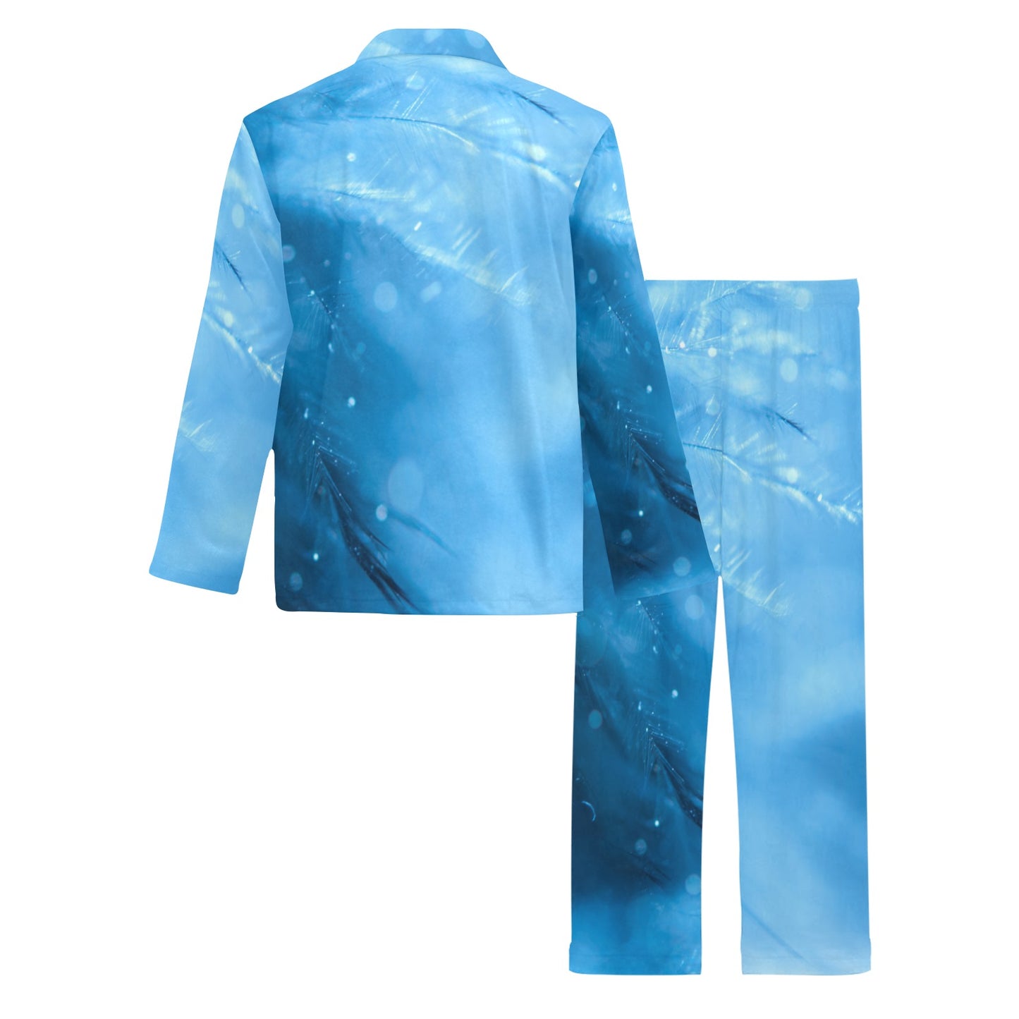 Blue Frost Men's Long Loungewear Set