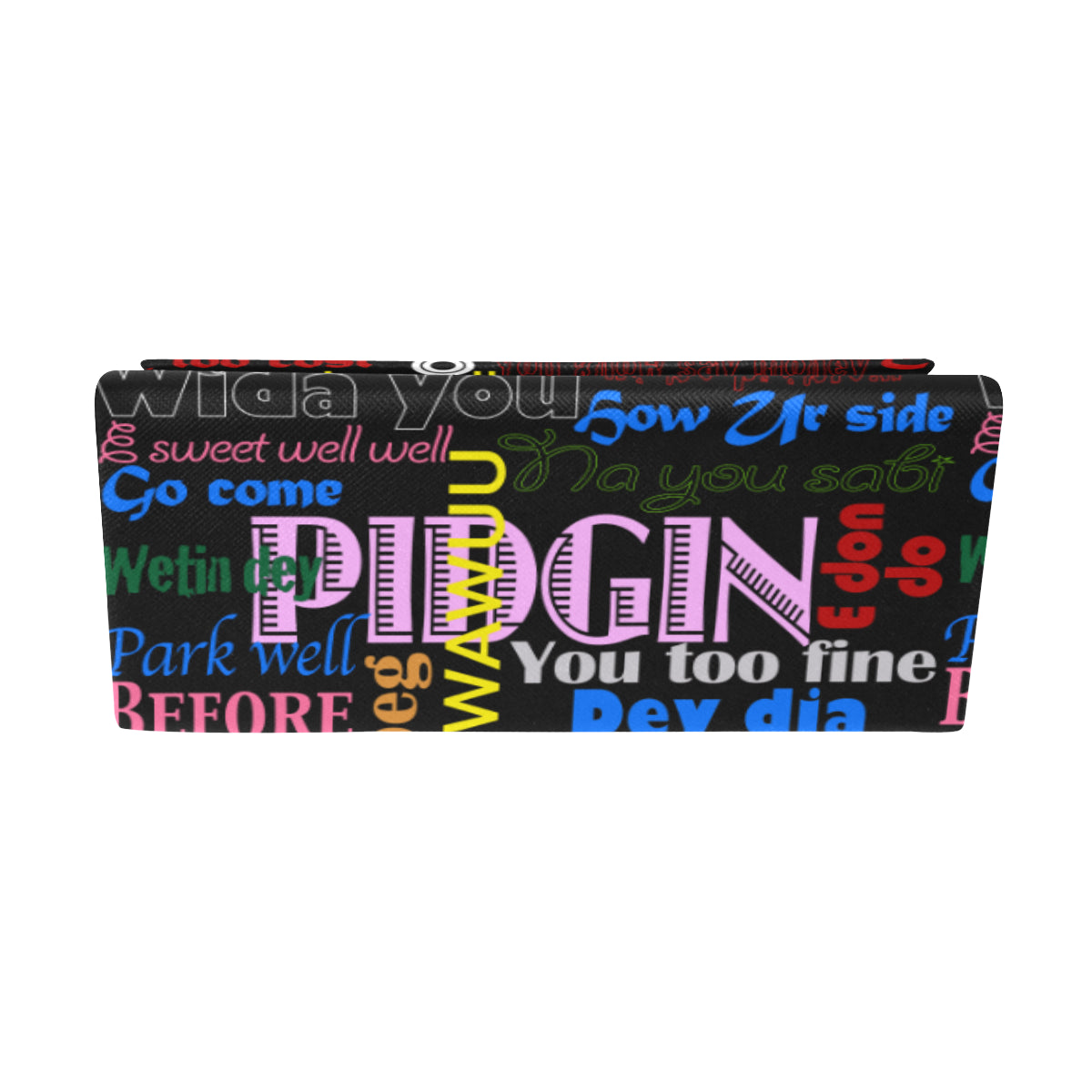 AfriBix Pidgin Print Foldable Glasses Case