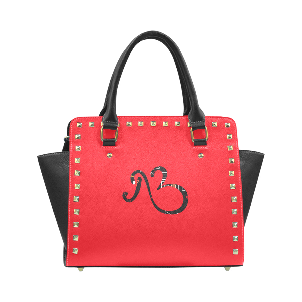 AfriBix Linear Print Handbag