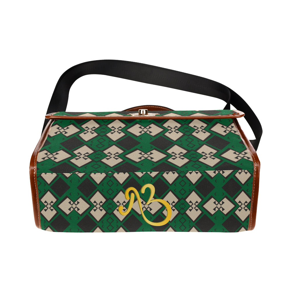 Aztek Print Satchel
