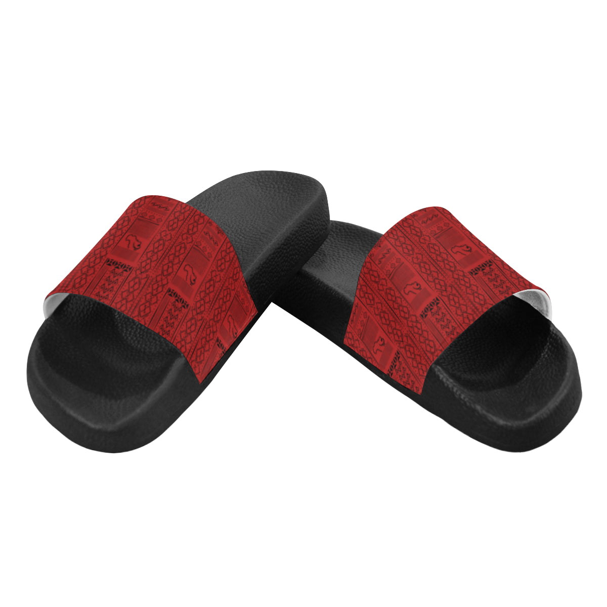 AfriBix Tribal Print Unisex Slides