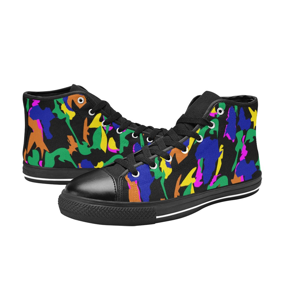 AfriBix Camo Women's Hightop Canvas