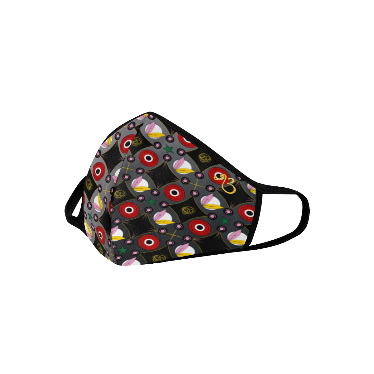 Inception Print Cotton Fabric Face Mask with filter slot (30 Filters Included) - Non-medical use