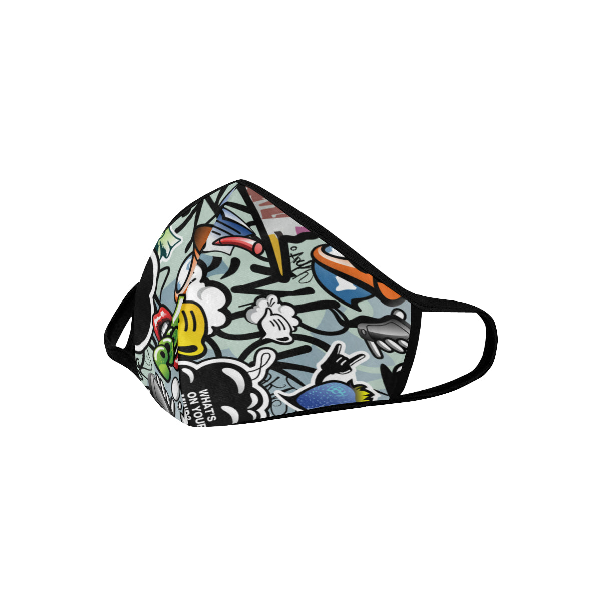Mind The Print Cotton Fabric Face Mask (30 Filters Included) - Non-medical use