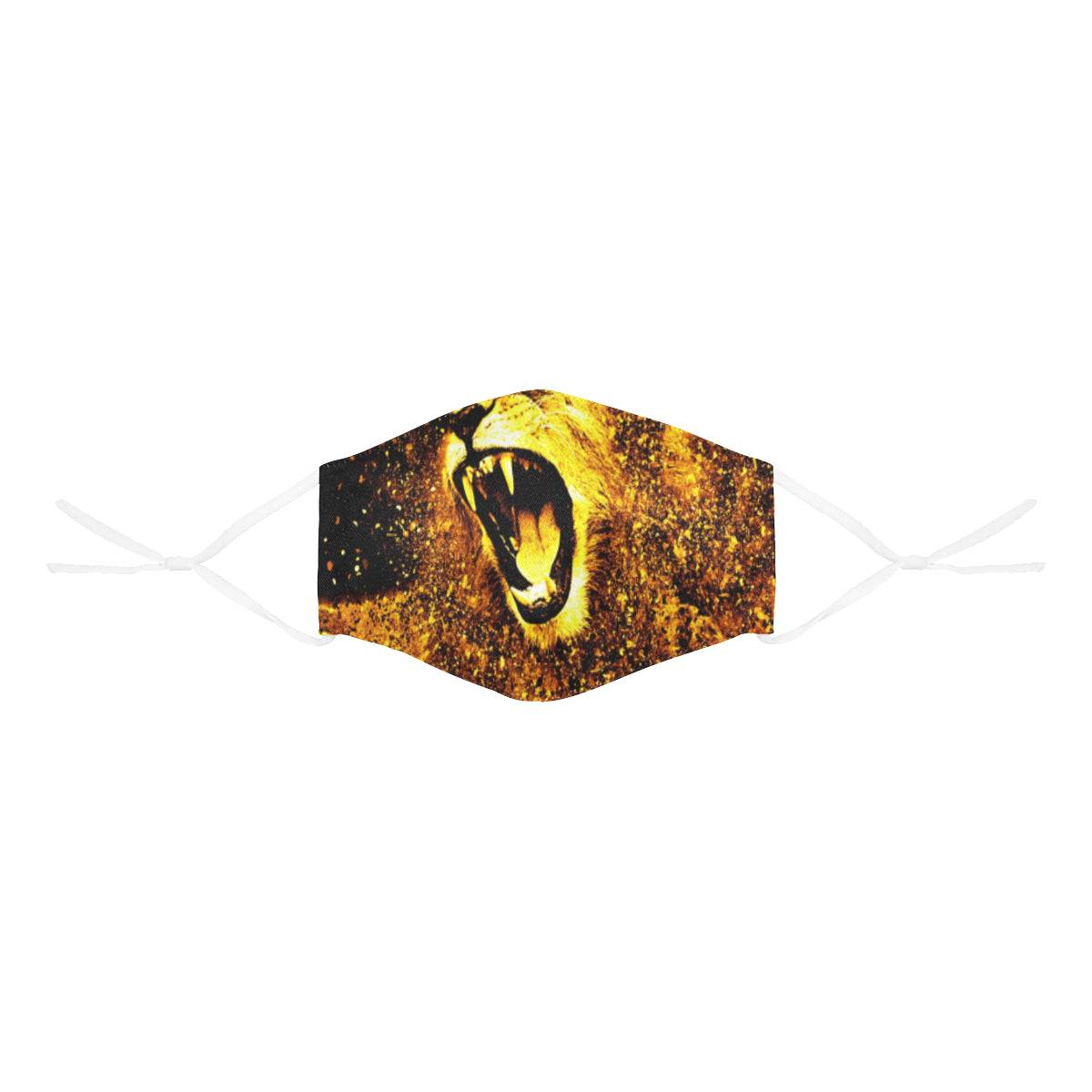 King of the Jungle Cotton Fabric Face Mask with Filter Slot & Adjustable Strap (Pack of 5) - Non-medical use