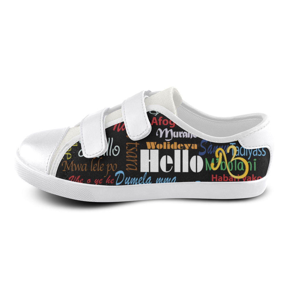 AfriBix Kids Hello Velcro Canvas