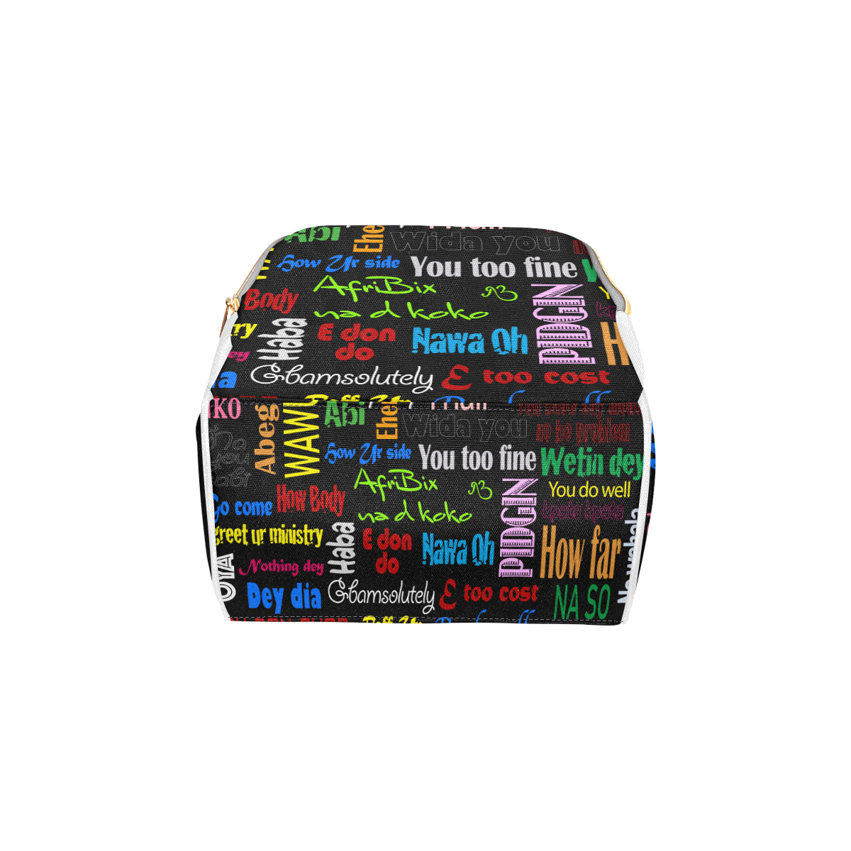 AfriBix Pidgin Print Multi-Function Backpack