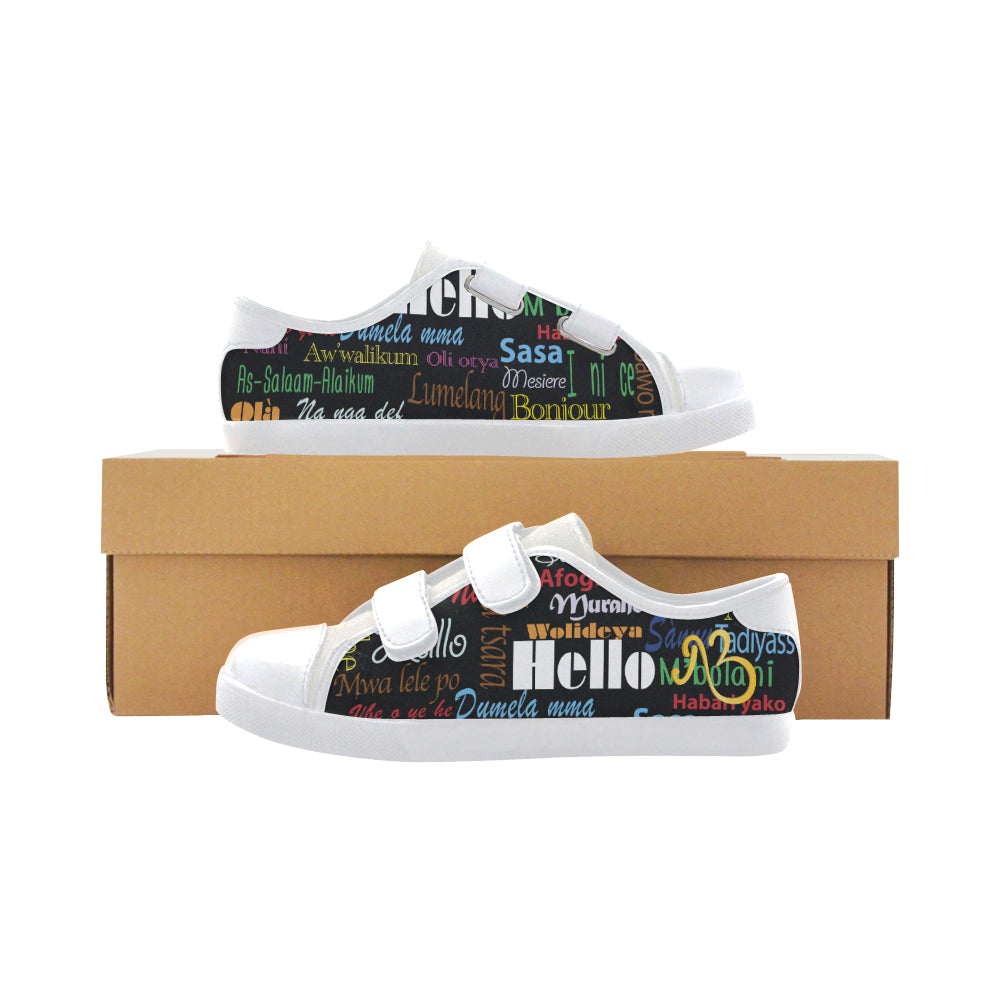 AfriBix Kids Hello Velcro Canvas