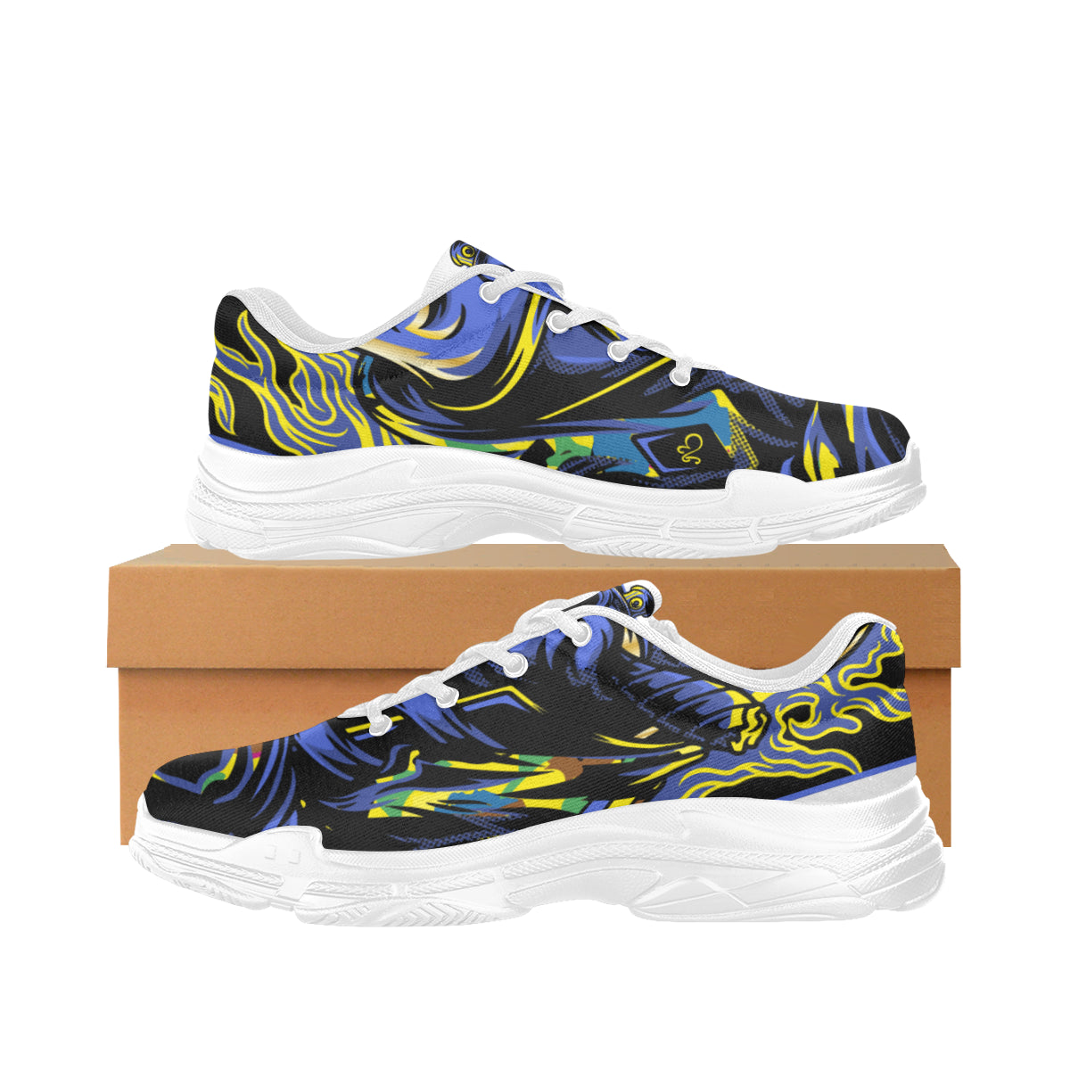 AfriBix Camo Chunky Sneakers