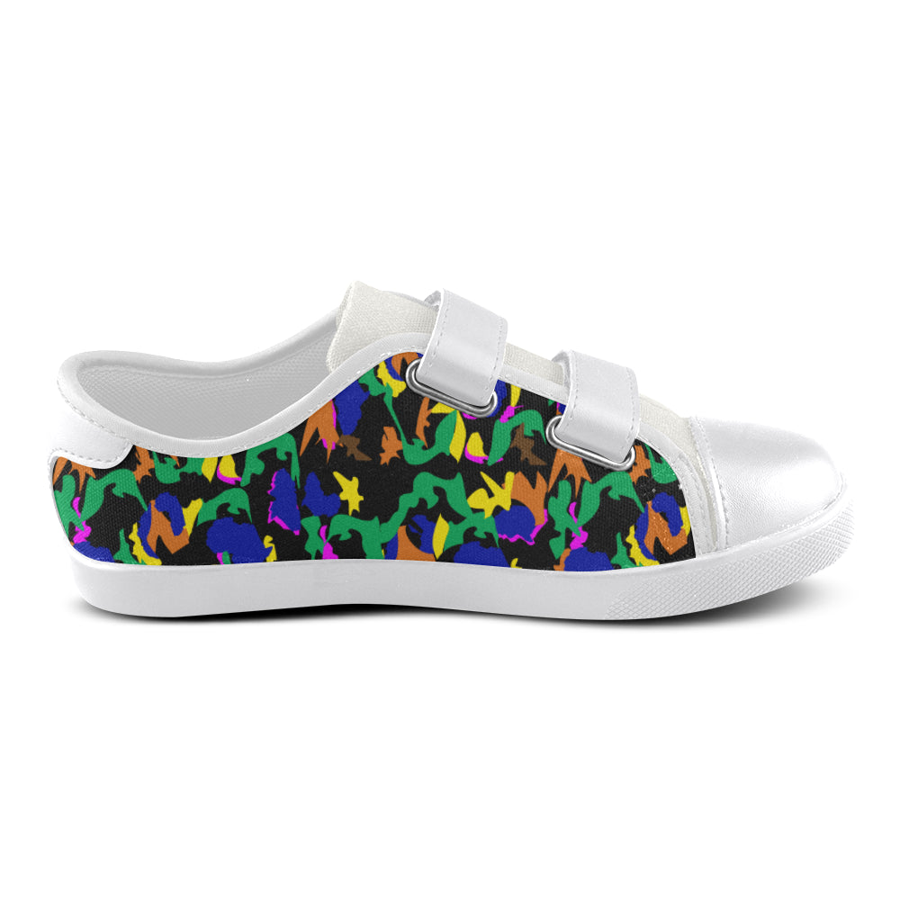 AfriBix Kids Camo Velcro Canvas