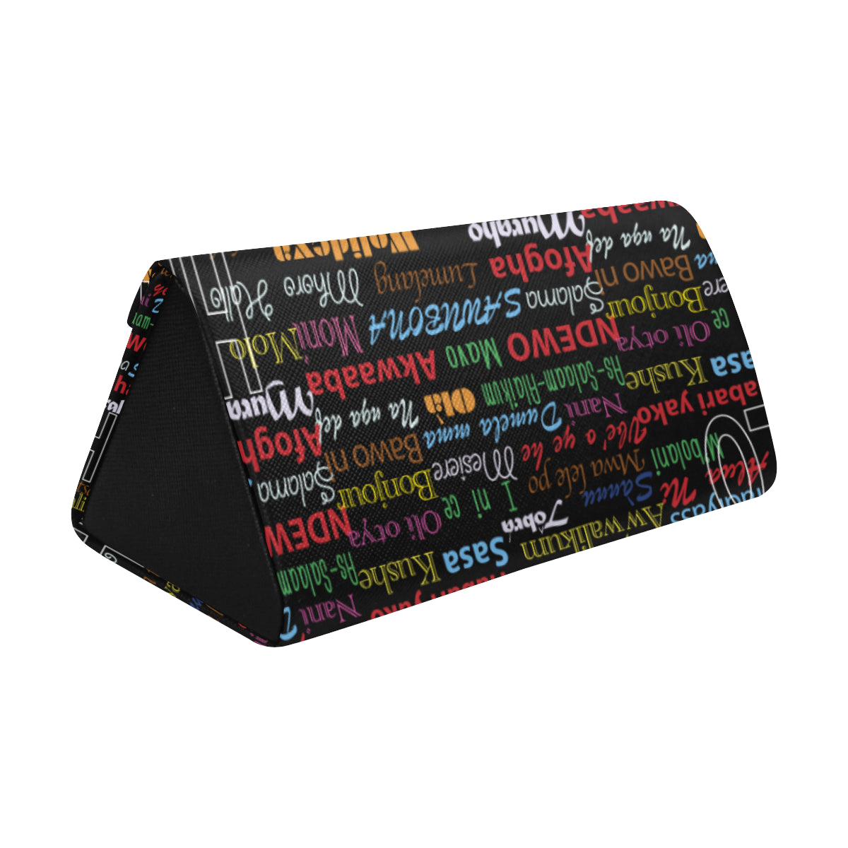 AfriBix Hello Print Foldable Glasses Case