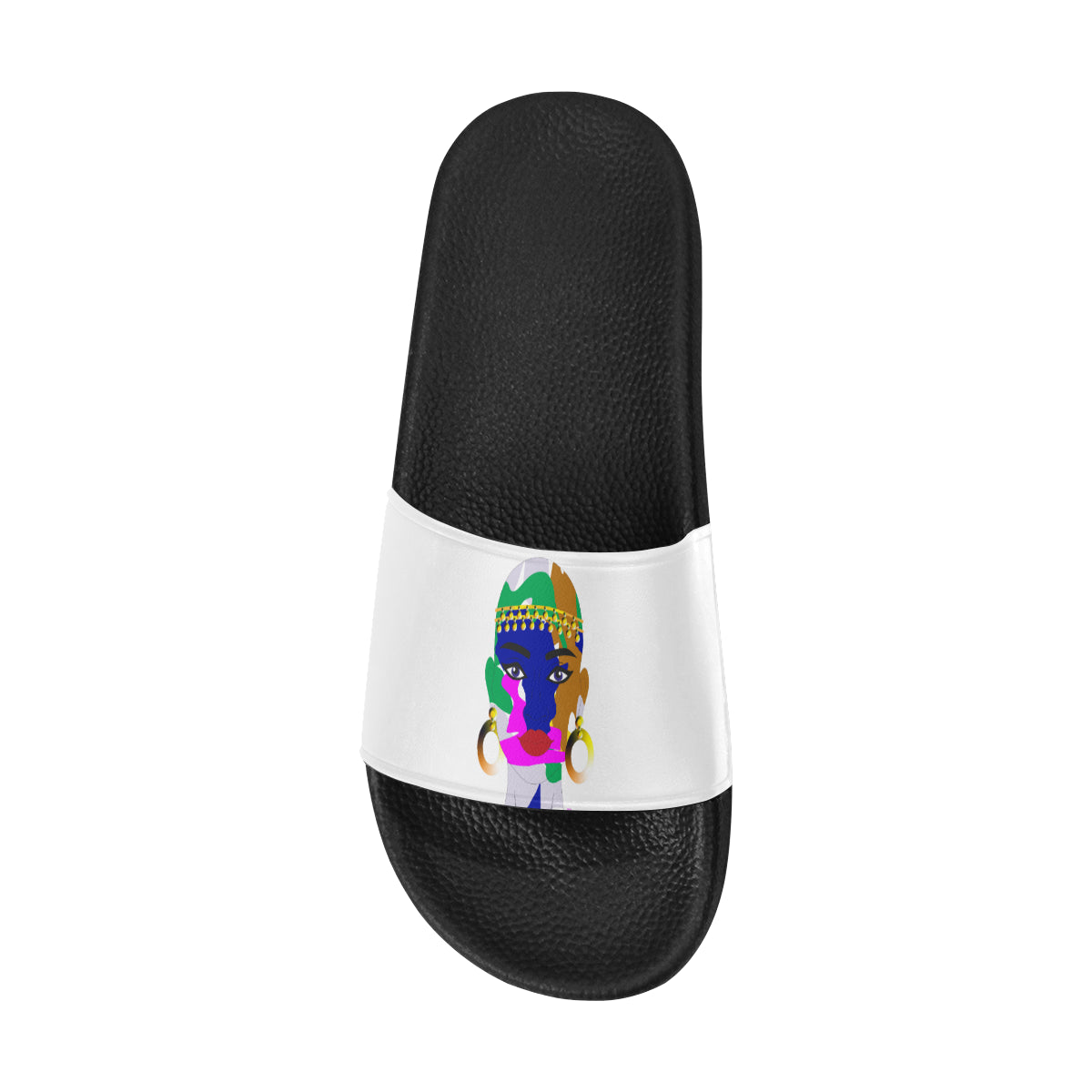 AfriBix Warrior Camo Print Unisex Slides