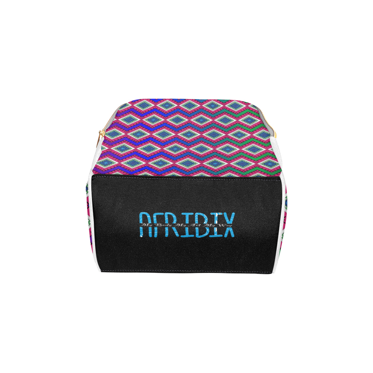 Quadrangle Print Galaxy Multi-Function Backpack