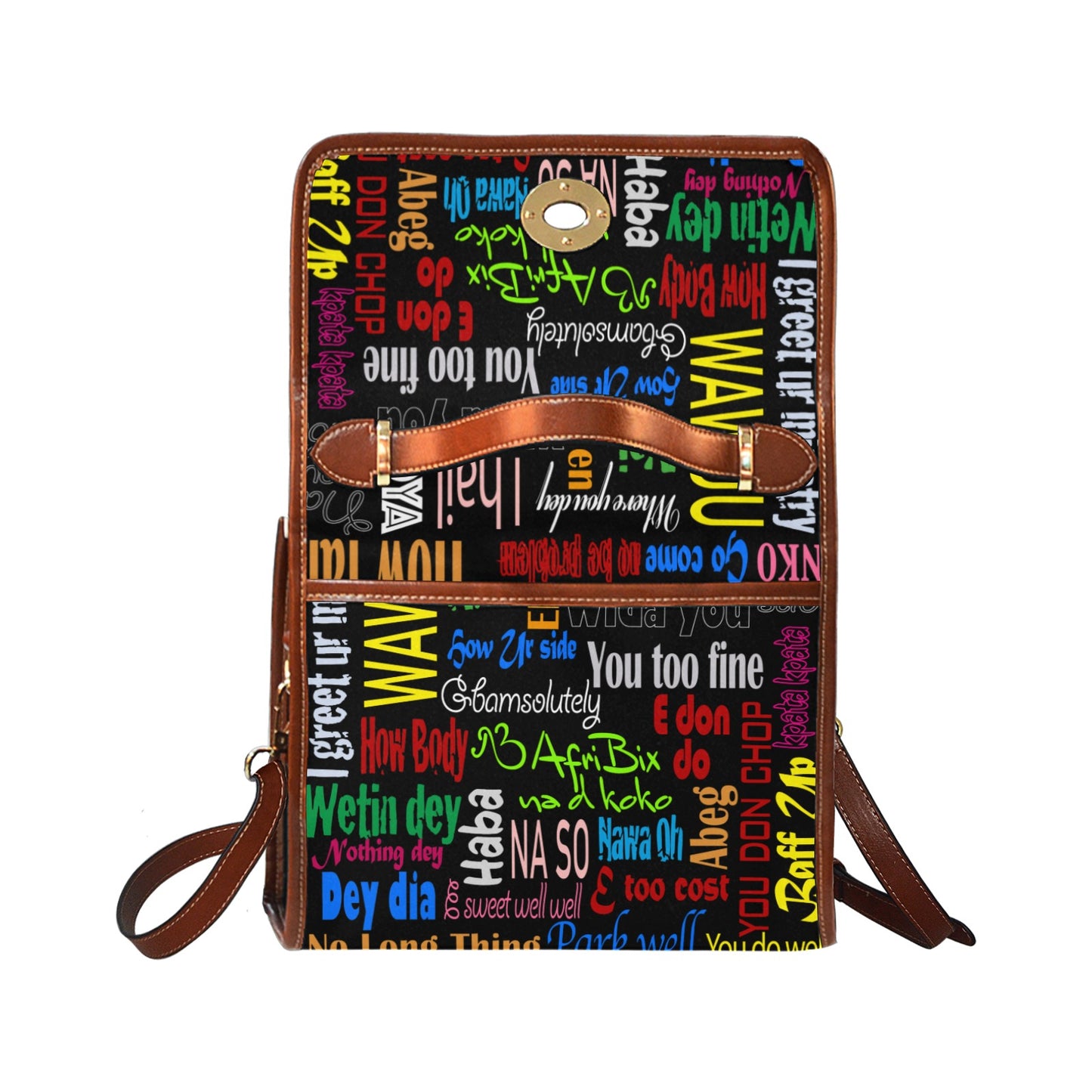 AfriBix Pidgin Print Satchel