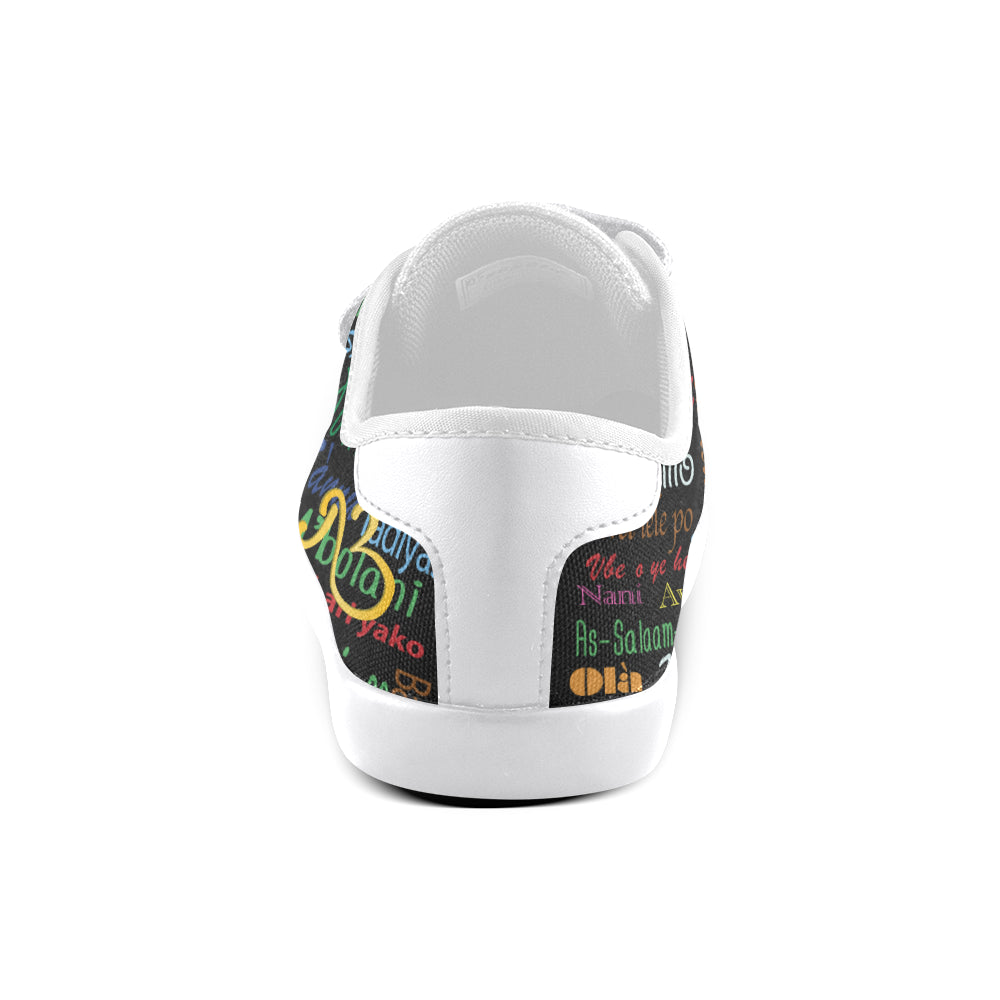 AfriBix Kids Hello Velcro Canvas