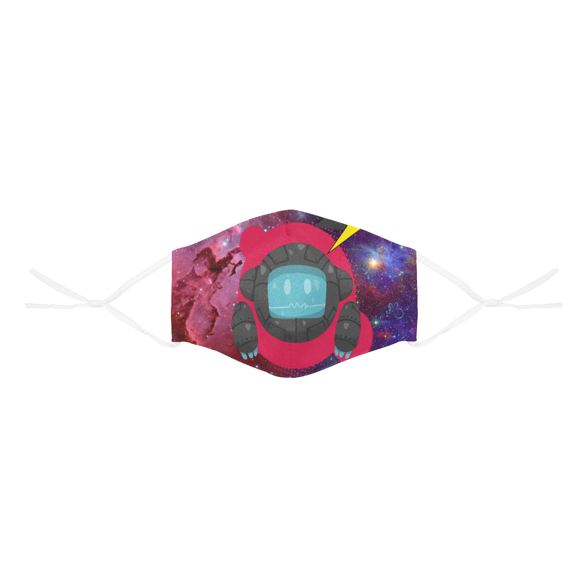 Astronaut Cotton Fabric Face Mask with Filter Slot & Adjustable Strap (Pack of 5) - Non-medical use