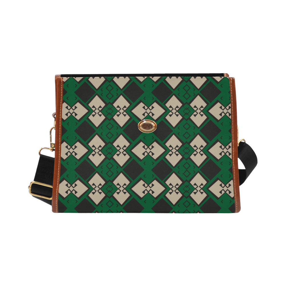 Aztek Print Satchel