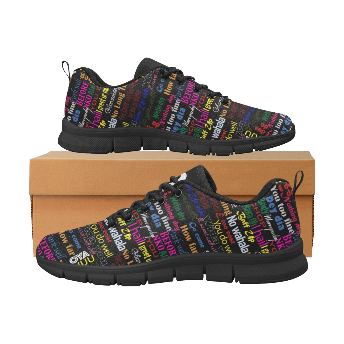 AfriBix Pidgin Men's Trainers - black