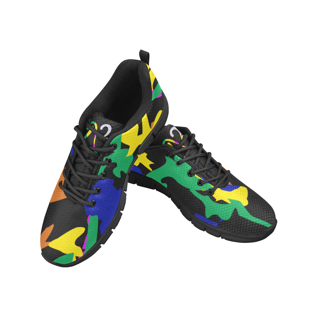 Afribix Camo Mens Trainers