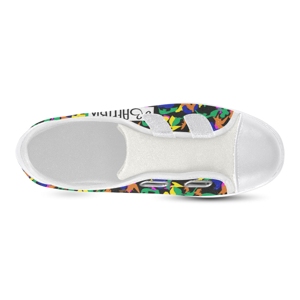 AfriBix Kids Camo Velcro Canvas