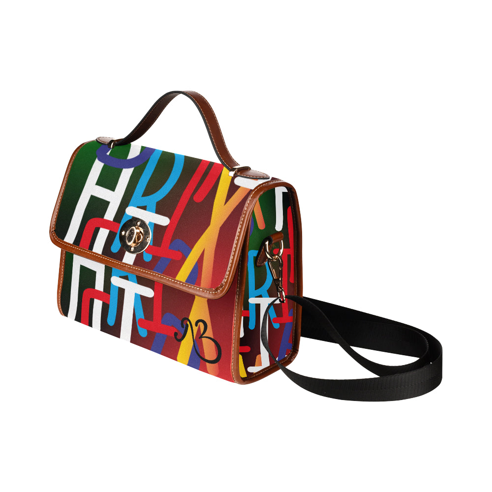 AfriBix Collage Satchel