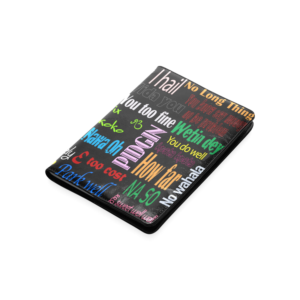 AfriBix Pidgin Print A5 Leatherette Notebook