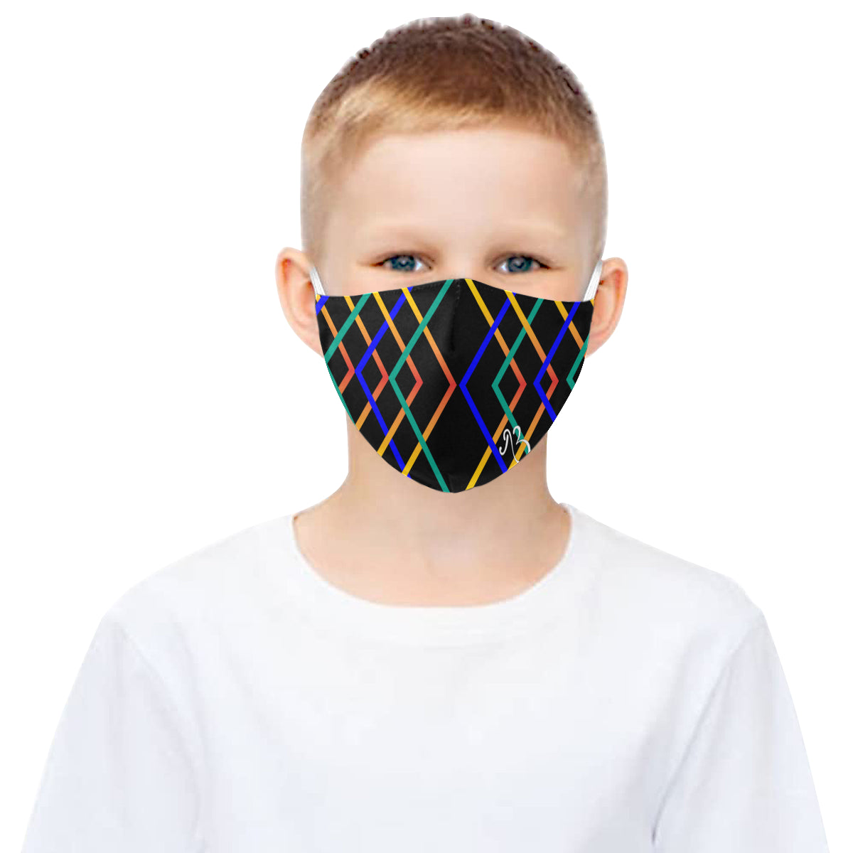 Constellation Print Cotton Fabric Face Mask with Filter Slot & Adjustable Strap (Pack of 5) - Non-medical use