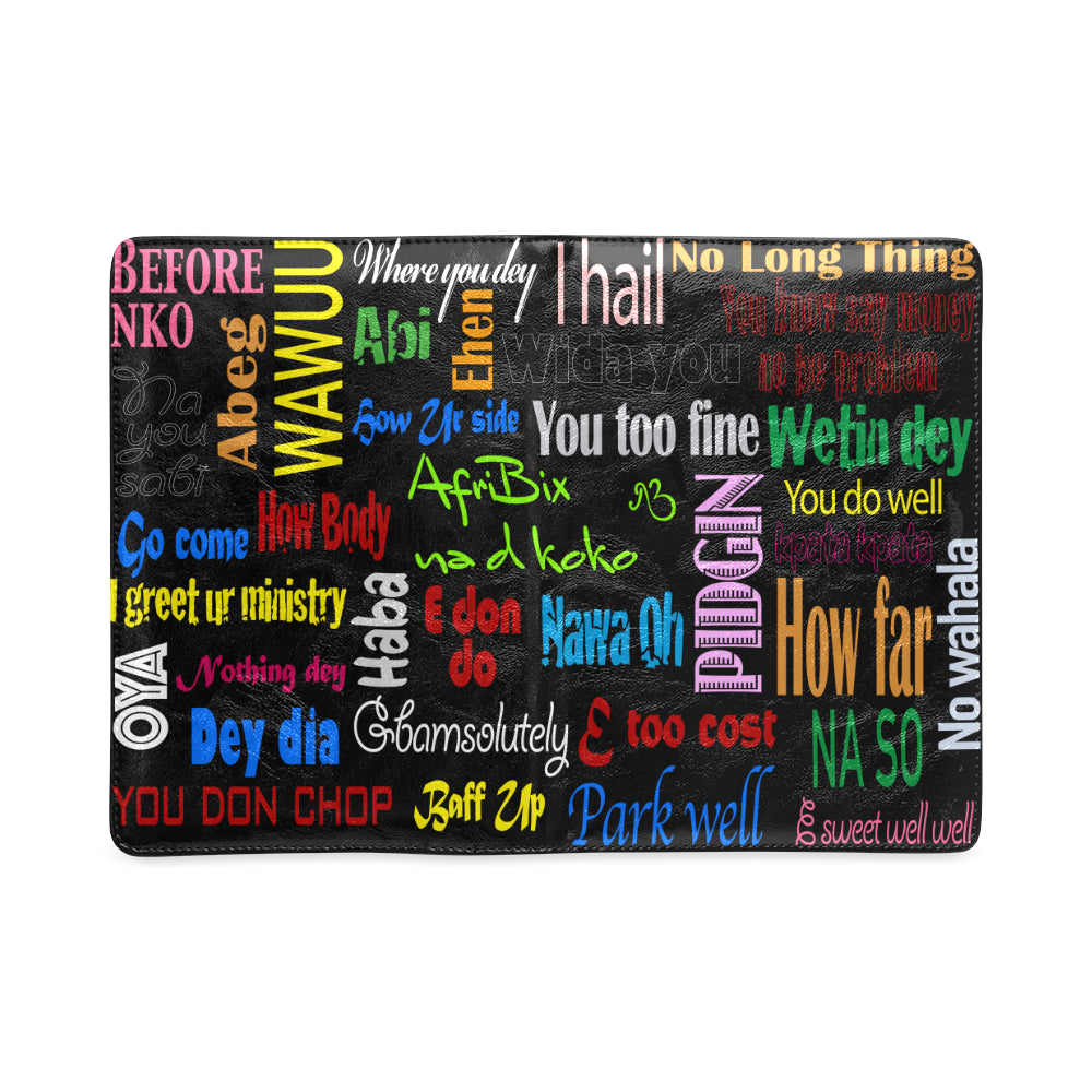AfriBix Pidgin Print A5 Leatherette Notebook
