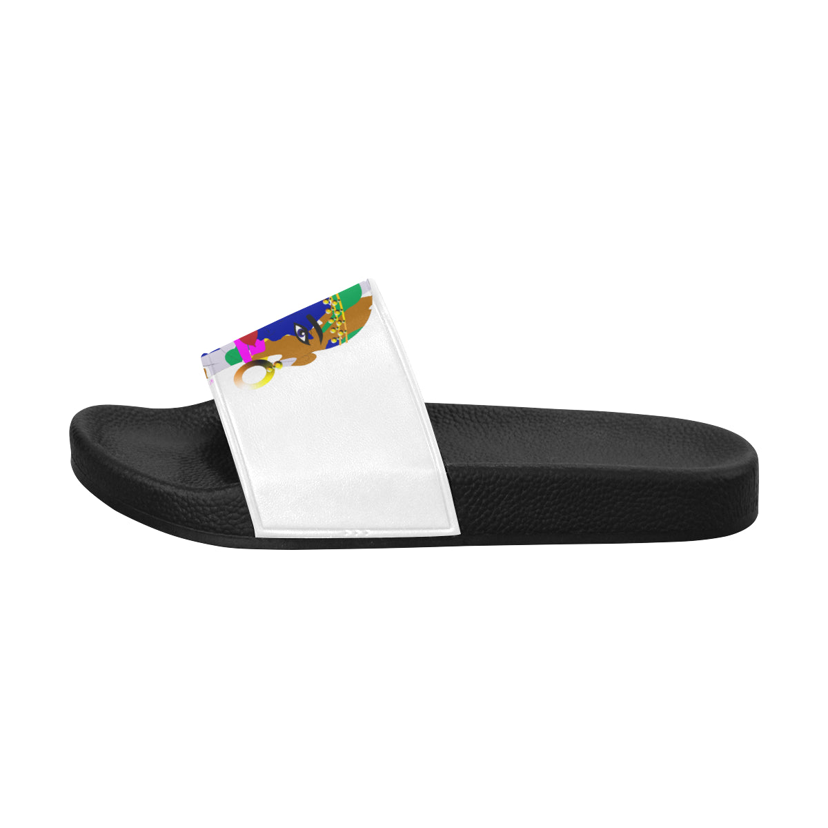 AfriBix Warrior Camo Print Unisex Slides
