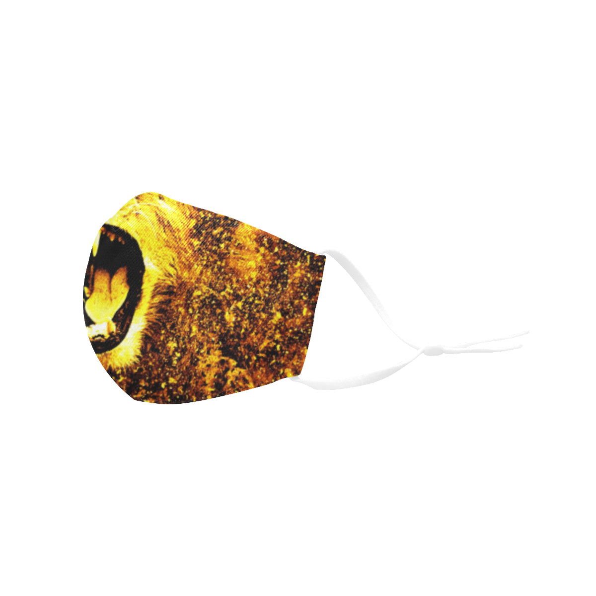 King of the Jungle Cotton Fabric Face Mask with Filter Slot & Adjustable Strap (Pack of 5) - Non-medical use